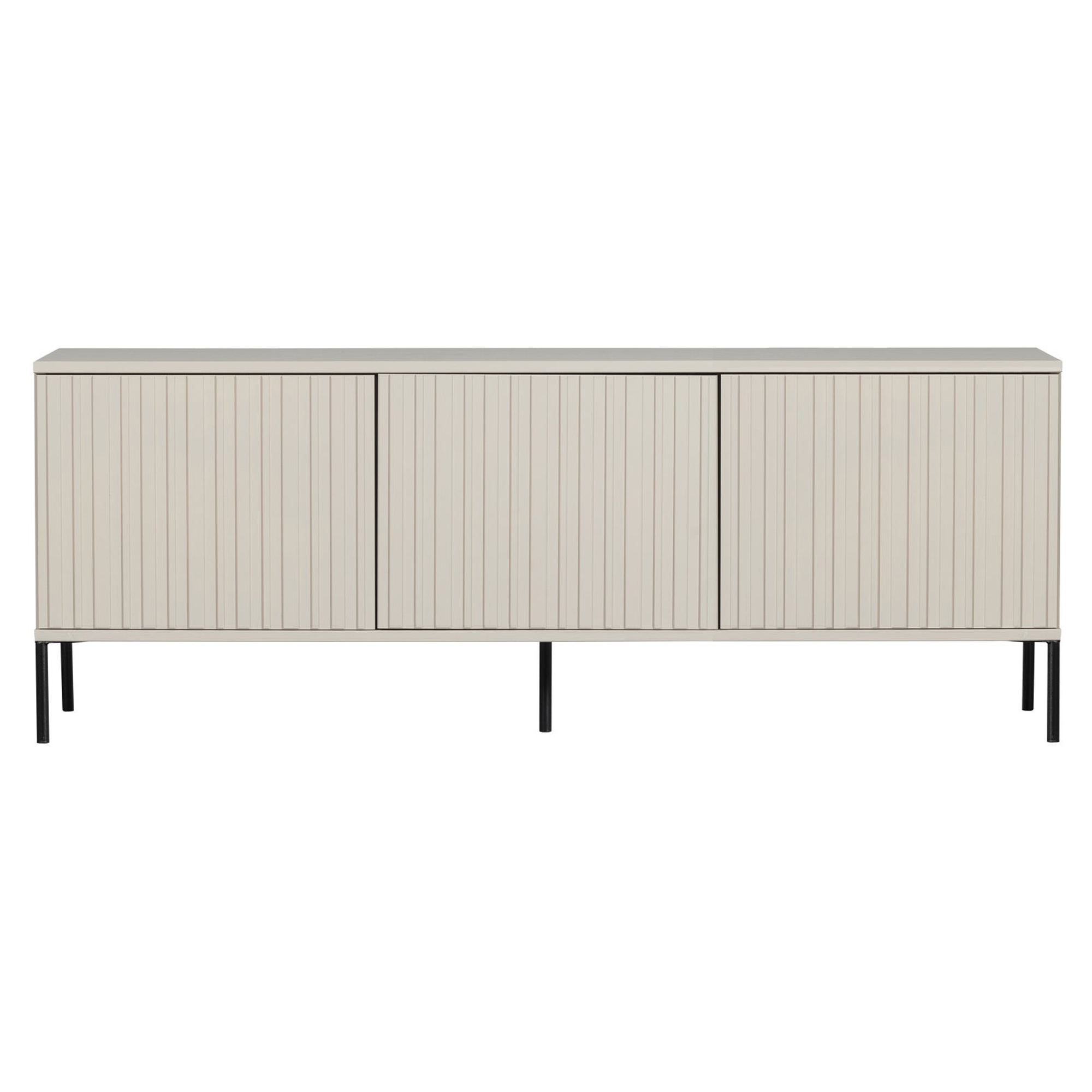 Woood TV-bord Gravure Sanddamm, Sort 150 cm