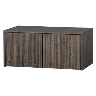 Woood Opbevaringsbænk <strong>Gravure</strong>  Mørkebrun