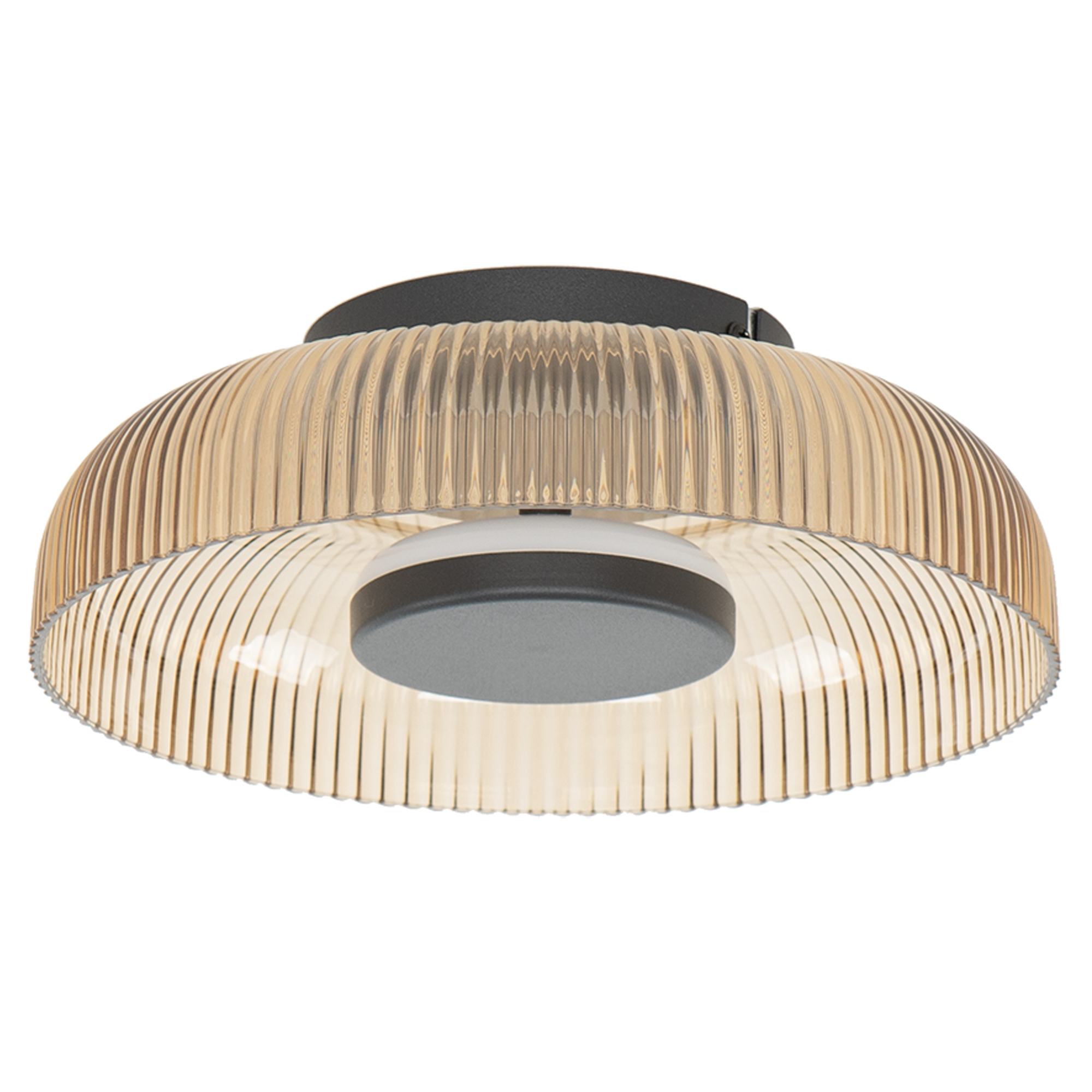 Loftlampe Aroli Gul, Sort Mat