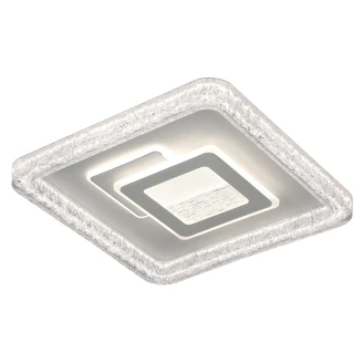 Loftlampe med Fjernbetjening <strong>Brant</strong>  Hvid Mat 50x50 cm