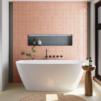 Vægflise <strong>Celest</strong>  Koral Blank 20x20 (10x10) cm