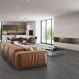 Klinker <strong>Sandstorm</strong>  Lysegrå Mat 60x120 cm