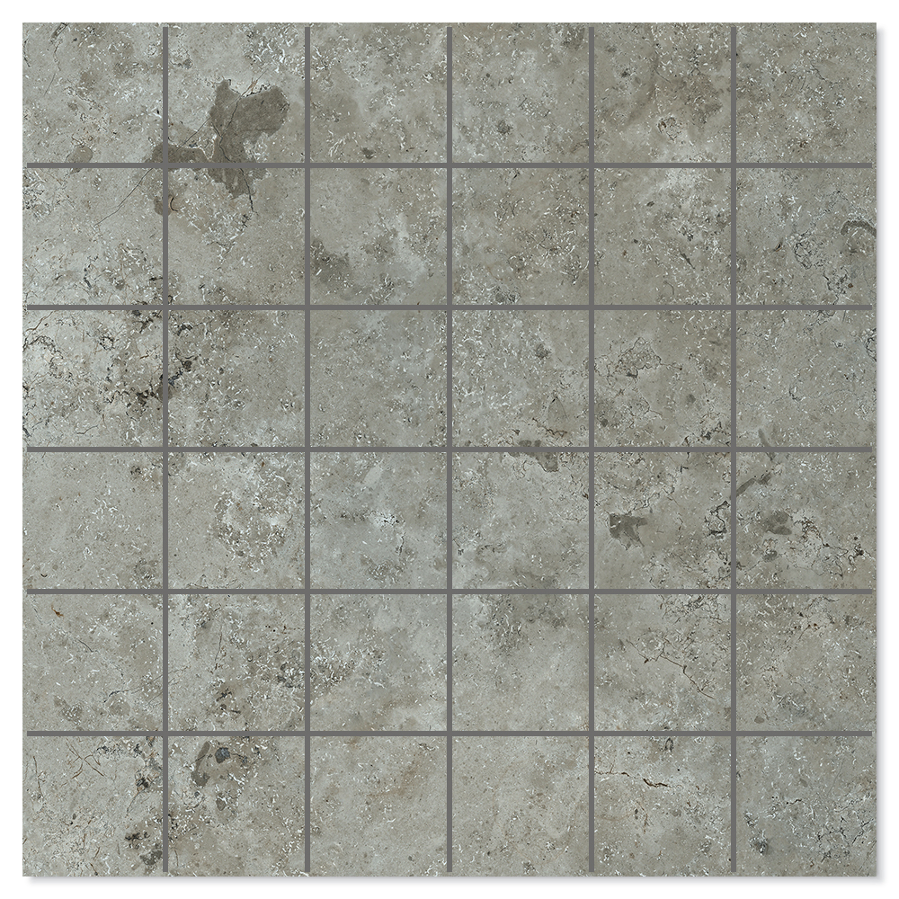 Klinker Kalksten Fjäll Grå Beige Mat-Struktur 3D 30x30 (5x5) cm