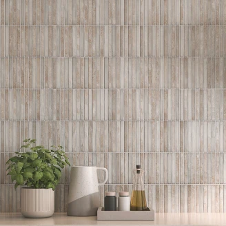 Vægflise <strong>Cielo</strong>  Gråpen Blank 35x35 cm