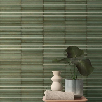 Vægflise <strong>Cielo</strong>  Grøn Pen Blank 35x35 cm