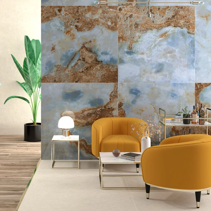 Marmor Klinker Japonia Beige Poleret 120x120 cm