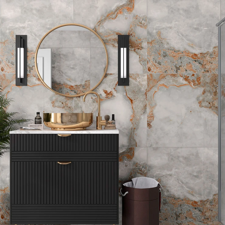 Marmor Klinker Japonia Beige Poleret 120x120 cm