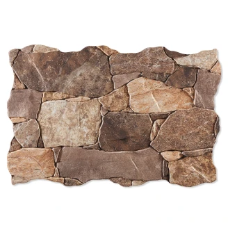 Vægflise <strong>Coralstone</strong>  Brun Mat 34x50 cm
