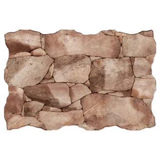 Vægflise <strong>Coralstone</strong>  Bronze Mat 34x50 cm