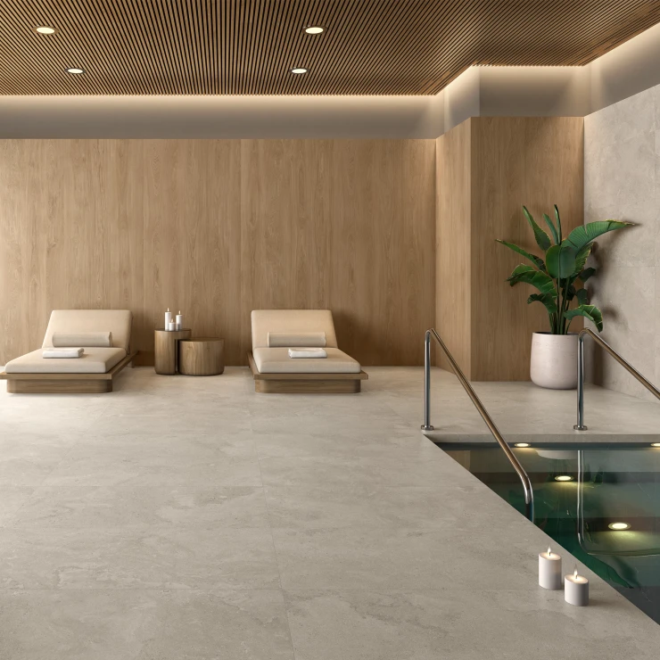 Klinker Portlith Brun Mat 60x60 cm