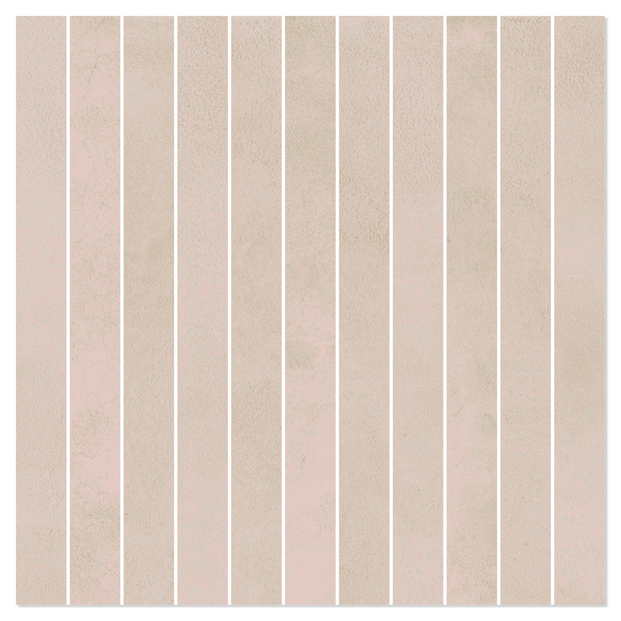 Mosaik Klinker Delicate Beige Gren Mat 30x30 cm