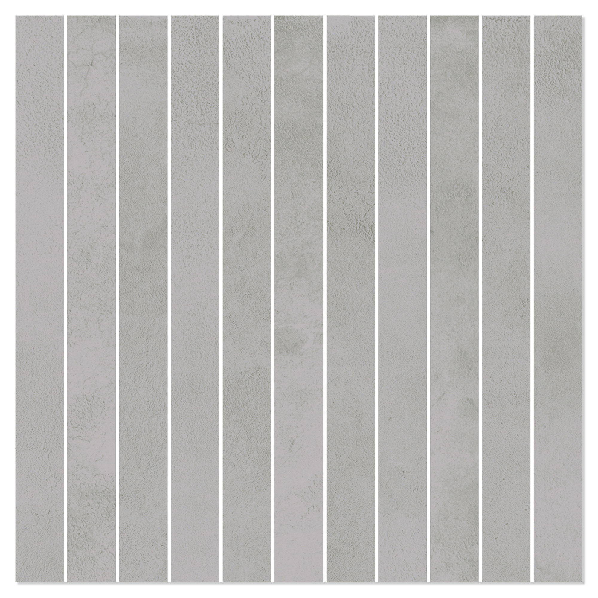 Mosaik Klinker Delicate Lysegrå Gren Mat 30x30 cm