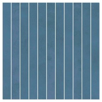 Mosaik Klinker <strong>Delicate</strong>  Blå Gren Mat 30x30 cm