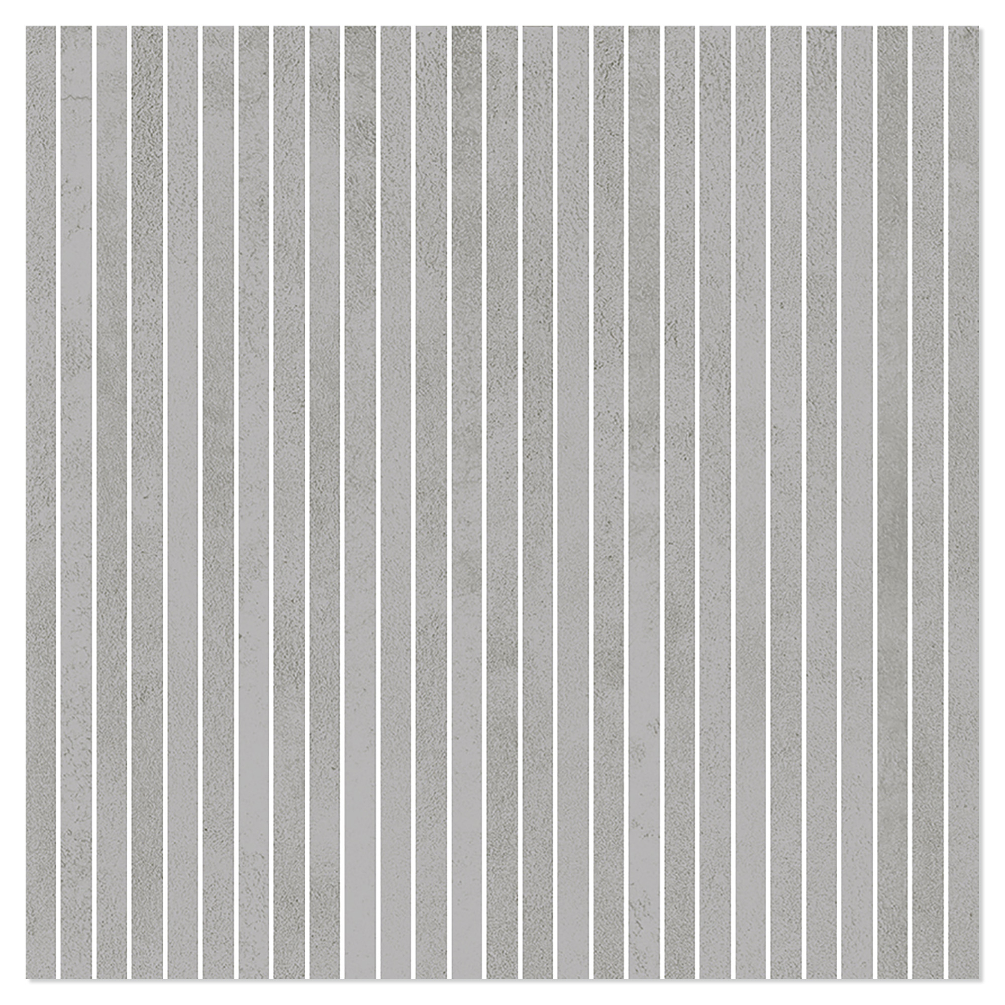 Mosaik Klinker Delicate Lysegrå Stang Mat 30x30 cm