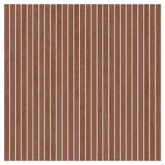 Mosaik Klinker <strong>Delicate</strong>  Brun Stang Mat 30x30 cm