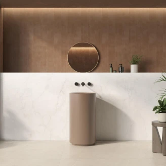 Vægflise <strong>Delicate</strong>  Brun Mat-Relief 13x120 cm