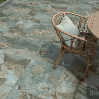 Klinker <strong>Isen</strong>  Grøn Mat 60x90 cm