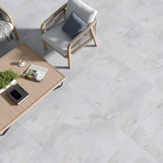 Klinker <strong>Isen</strong>  Lysegrå Mat 60x90 cm