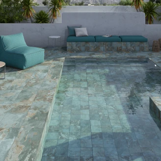 Klinker <strong>Isen</strong>  Grøn Mat 30x61 cm