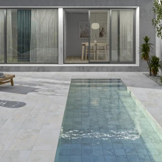 Klinker <strong>Isen</strong>  Lysegrå Rutinemæssigt Opdelt Mat 30x61 cm