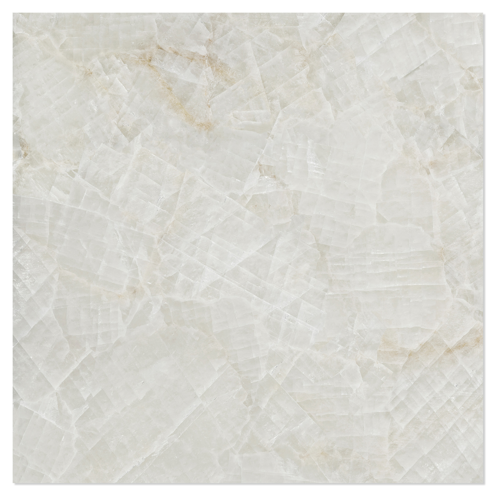 Marmor Klinker Glace Hvid Poleret 120x120 cm