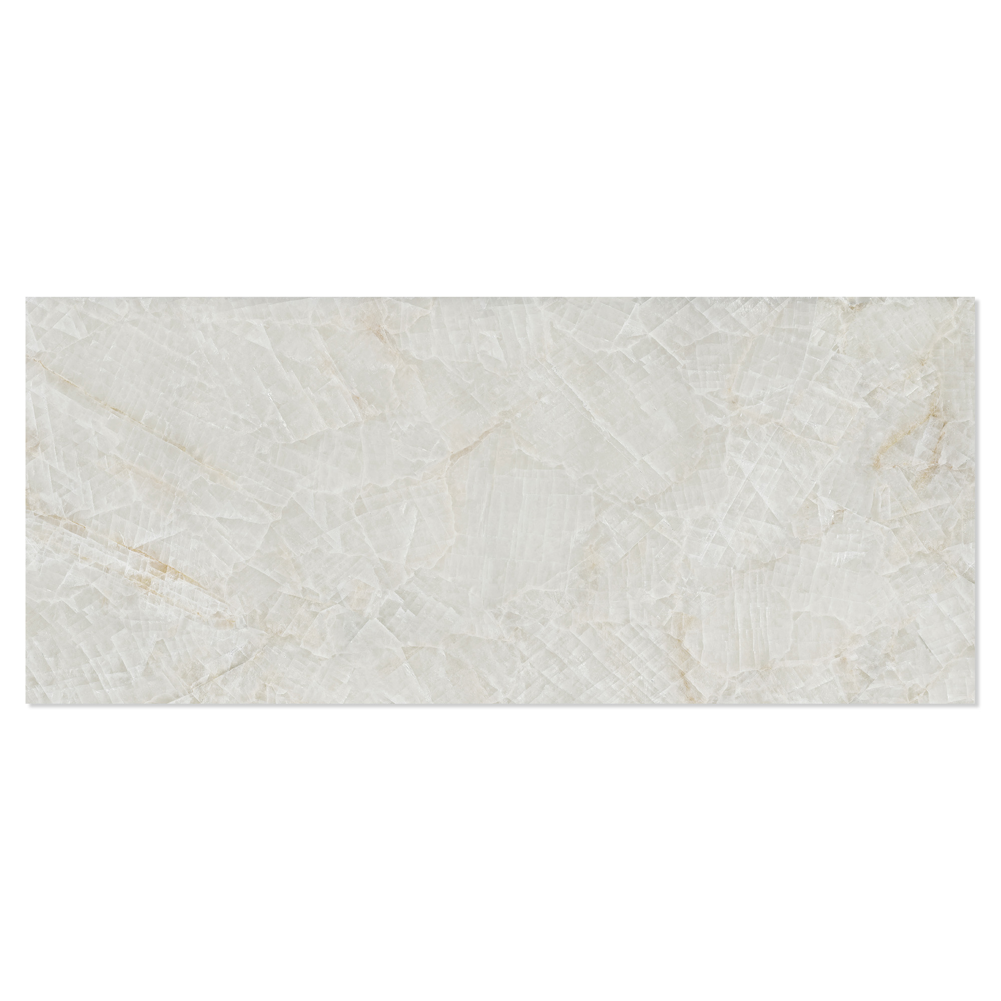 Marmor Klinker Glace Hvid Poleret 120x280 cm