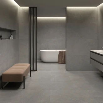 Marmor Klinker <strong>Soapstone Lux</strong>  Grå Mat 60x60 cm