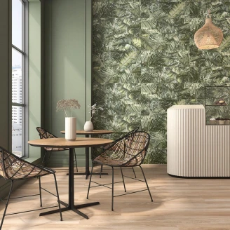 Træklinker <strong>Skog</strong>  Lys Brun Mat 20x120 cm