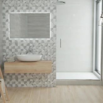 Træklinker <strong>Skog</strong>  Beige Mat 25x150 cm