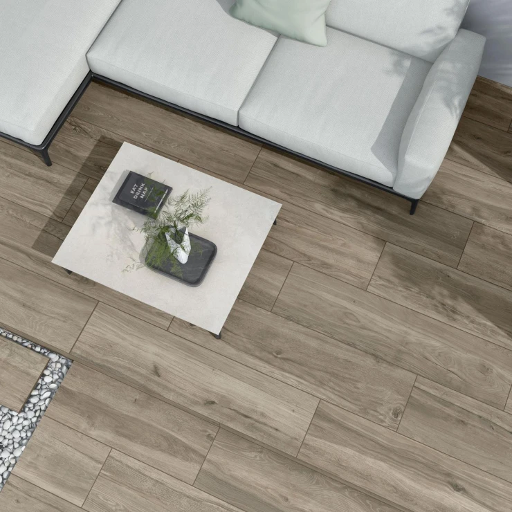 Træklinker TimberRove Brun Mat 30x121 cm