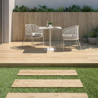 Træklinker <strong>TimberRove</strong>  Beige Mat 30x121 cm