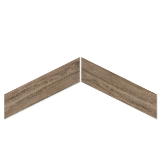 Træklinker <strong>TimberRove</strong>  Brun Mat 8x40 cm