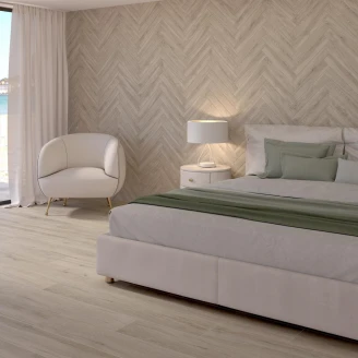 Træklinker <strong>TimberRove</strong>  Lysegrå Mat 8x40 cm