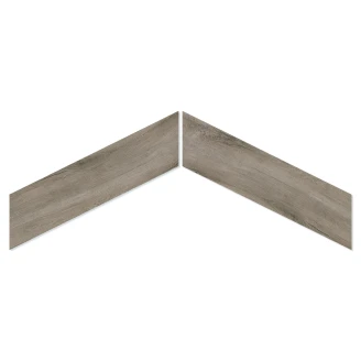 Træklinker <strong>TimberRove</strong>  Grå Mat 8x40 cm