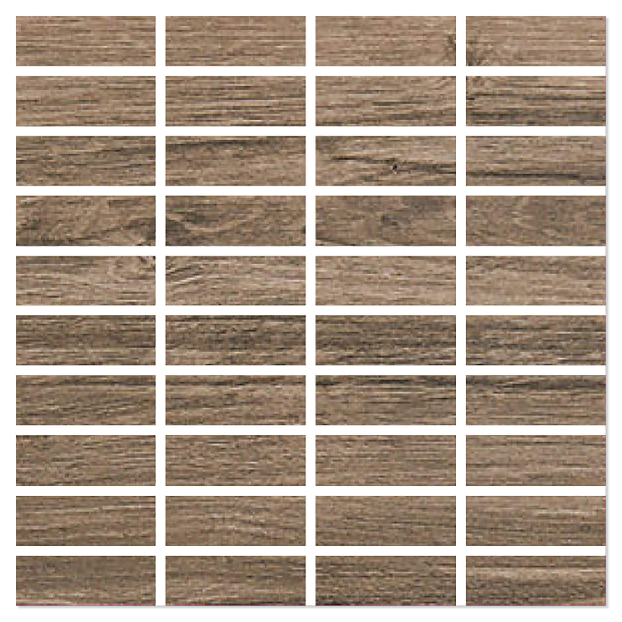 Træklinker TimberRove Brun Mat 30x30 cm