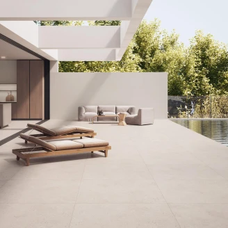 Klinker <strong>Alvar</strong>  Lysegrå Skridsikker (R11) Mat 120x120 cm