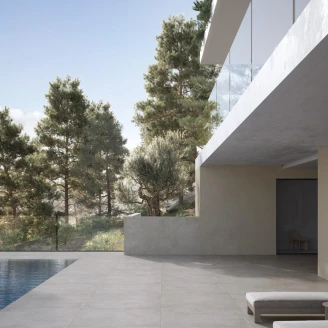 Klinker <strong>Alvar</strong>  Lysegrå Skridsikker (R11) Mat 60x60 cm