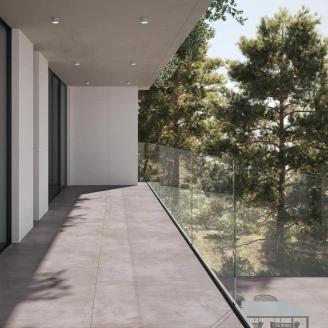 Klinker <strong>Alvar</strong>  Lysegrå Skridsikker (R11) Mat 120x120 cm