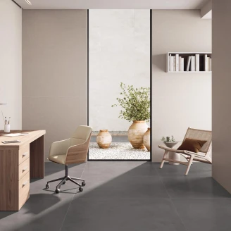 Klinker <strong>Alvar</strong>  Sort Mat 120x120 cm