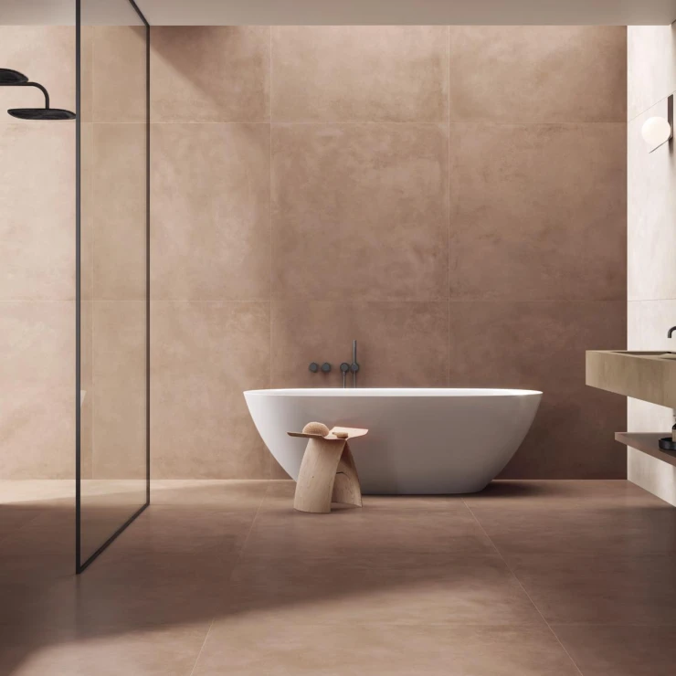 Klinker Alvar Brun Mat 120x120 cm