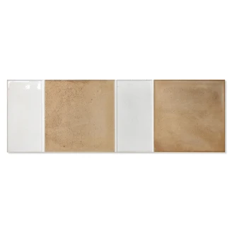 Klinker <strong>Prato</strong>  Terra White Mat 15x45 cm