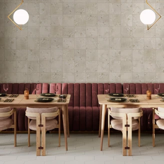 Klinker <strong>Foliage</strong>  Lysegrå Mat 44x44 cm