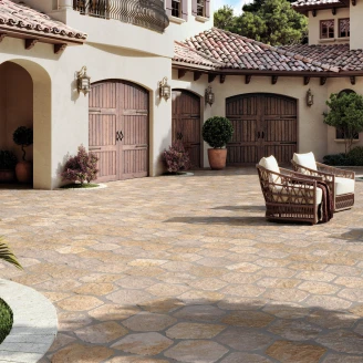 Klinker <strong>Berga</strong>  Lys Brun Mat-Relief 29x33 cm