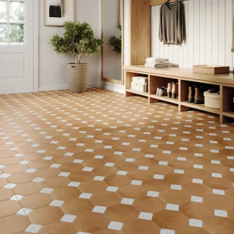 Klinker <strong>Edwardian</strong>  Cotto Hvid Mat 33x33 cm