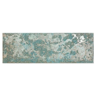 Vægflise <strong>Bränn</strong>  Turkis Mat 15x45 cm