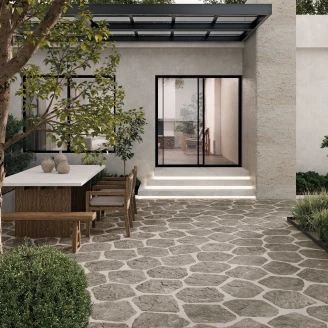 Klinker <strong>Atacama</strong>  Mørkegrå Mat-Relief 29x33 cm