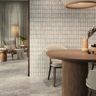 Klinker <strong>Vidde</strong>  Hvid Mat-Relief 31x56 cm