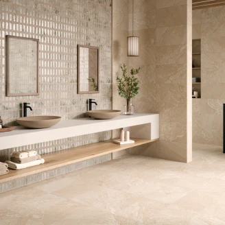 Klinker <strong>Vidde</strong>  Beige Mat-Relief 31x56 cm