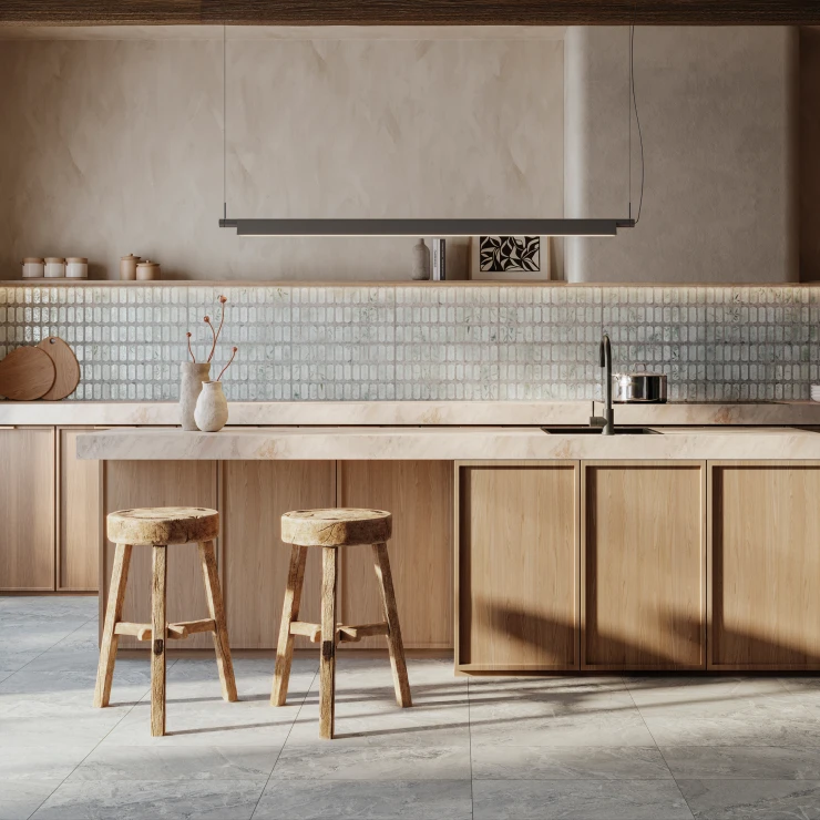 Dekor Vægflise Vidde Grå Mat 31x56 cm