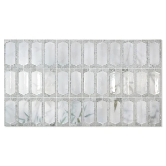 Dekor Vægflise <strong>Vidde</strong>  Grå Mat 31x56 cm